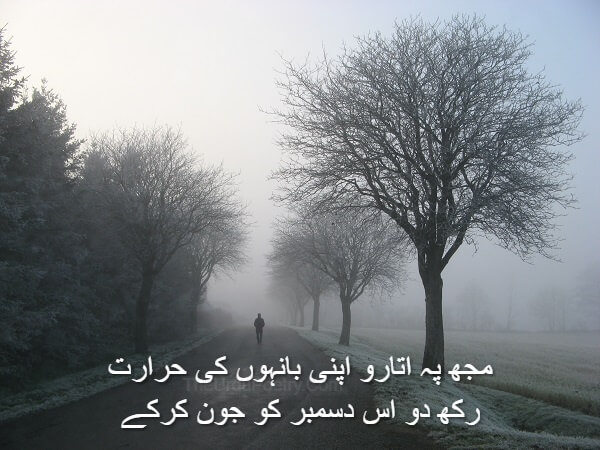 December Poetry -Shayari In Urdu With Images